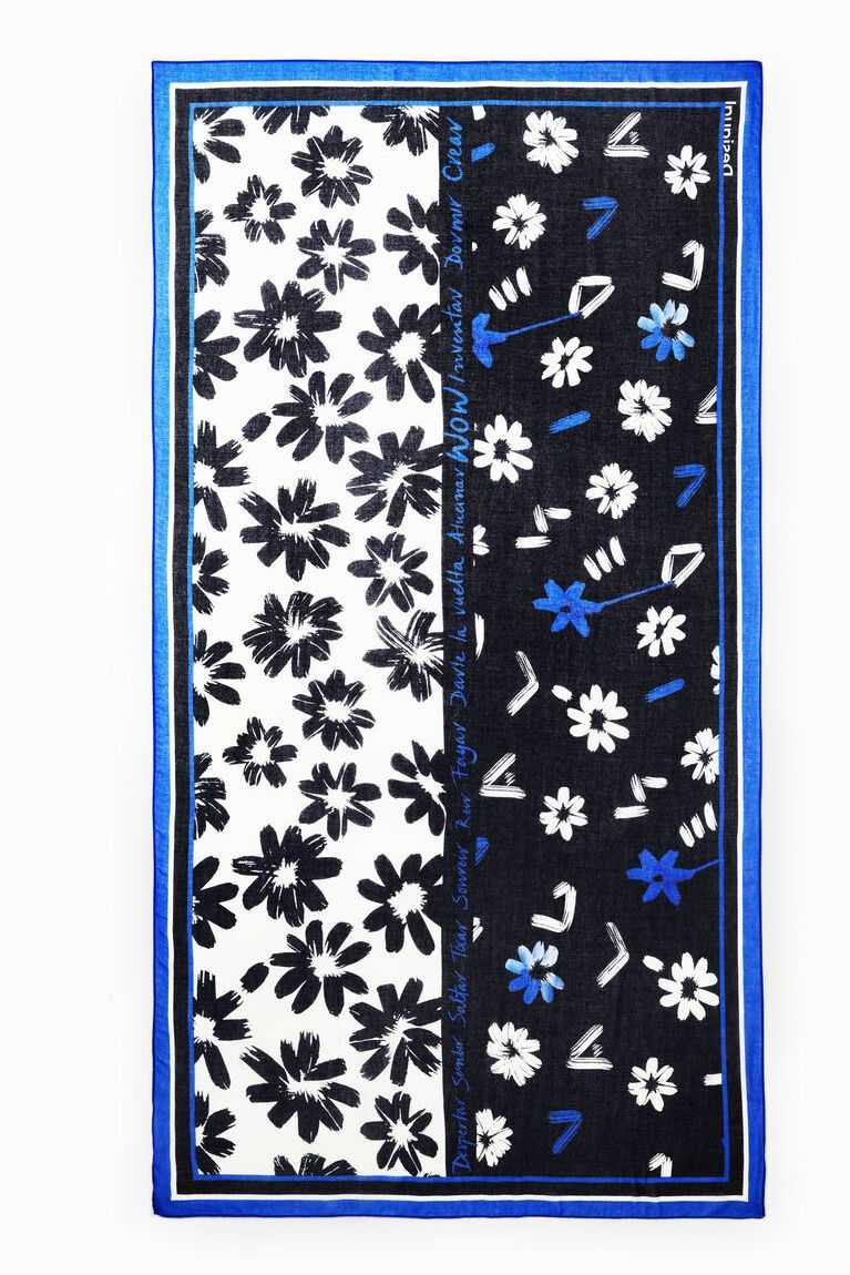 Bufandas Desigual Arty rectangular floral foulard Mujer | BJF294537