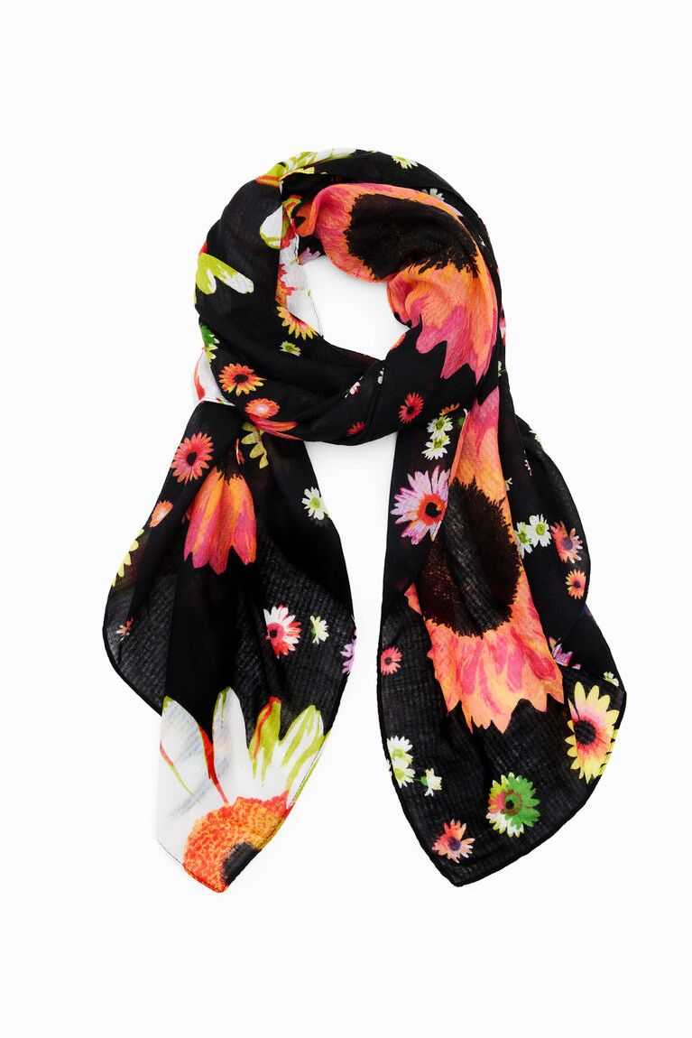 Bufandas Desigual Floral patchwork foulard Mujer | PXW857106