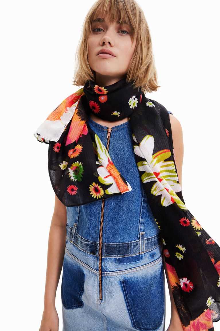 Bufandas Desigual Floral patchwork foulard Mujer | PXW857106