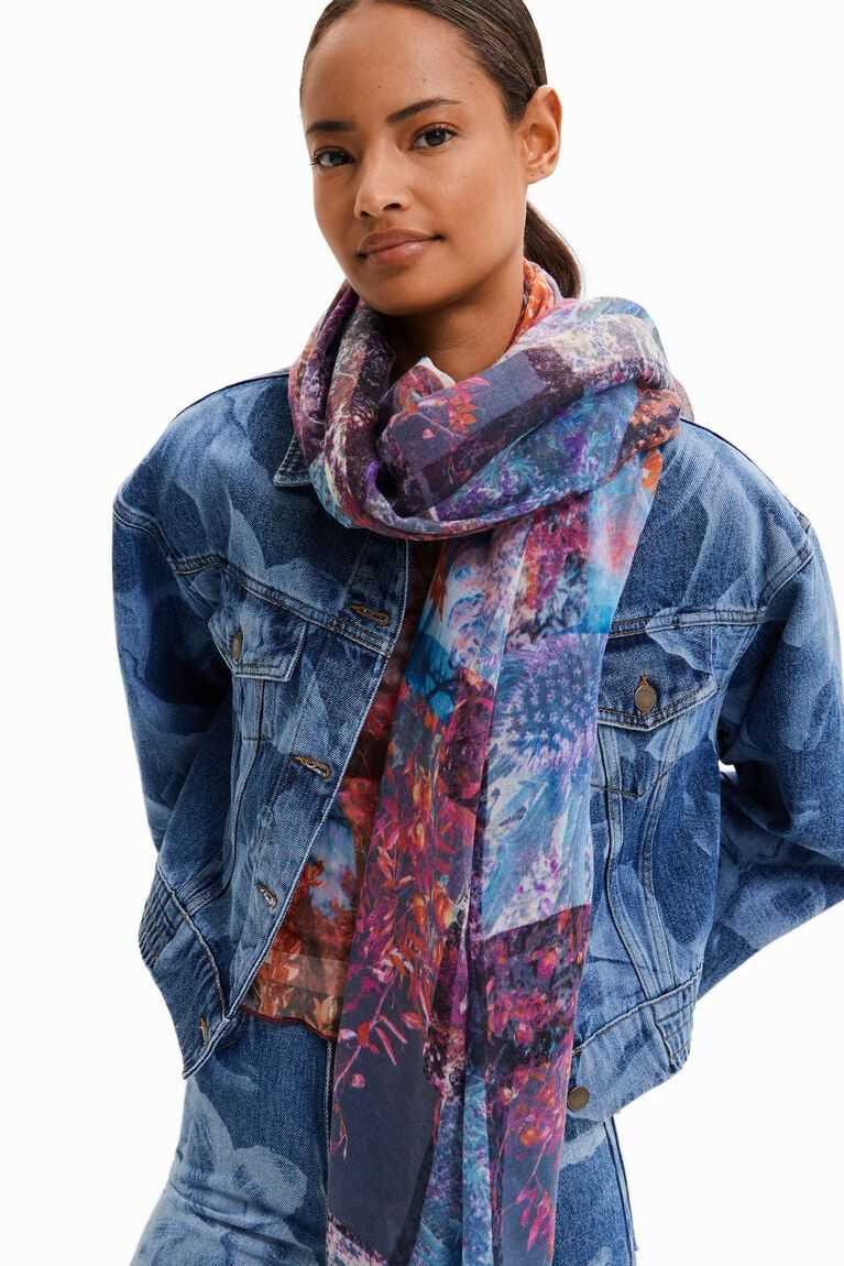 Bufandas Desigual Light patchwork foulard Mujer | SYO589241