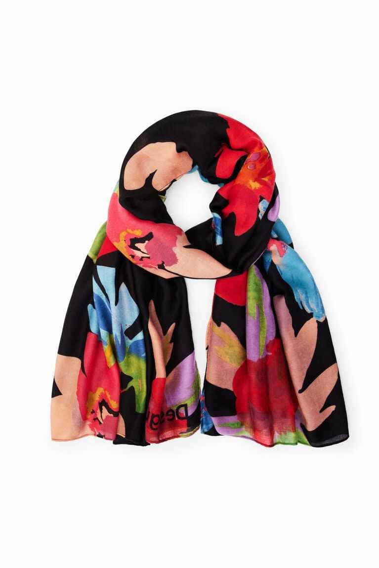 Bufandas Desigual Rectangular floral foulard Mujer | PTG627430