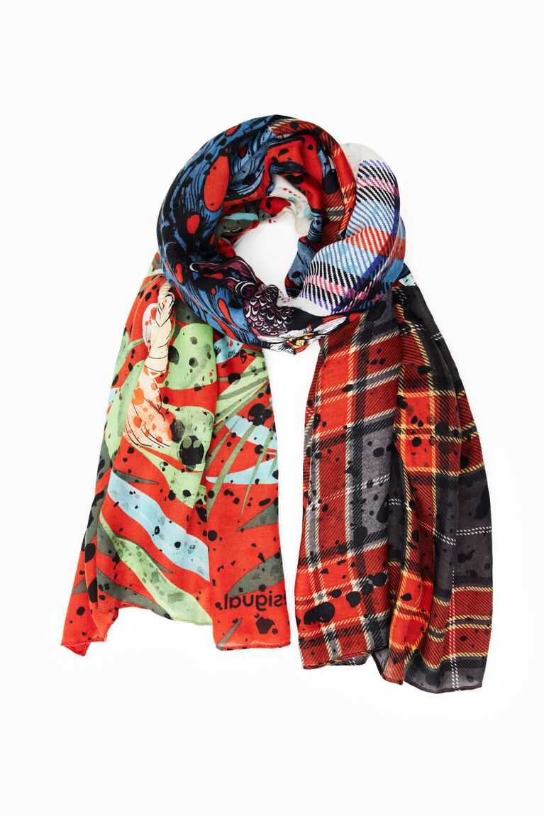 Bufandas Desigual Rectangular patchwork foulard Mujer | GUH942178