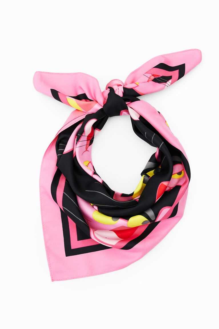 Bufandas Desigual Square Pink Panther foulard Mujer | PNZ439061