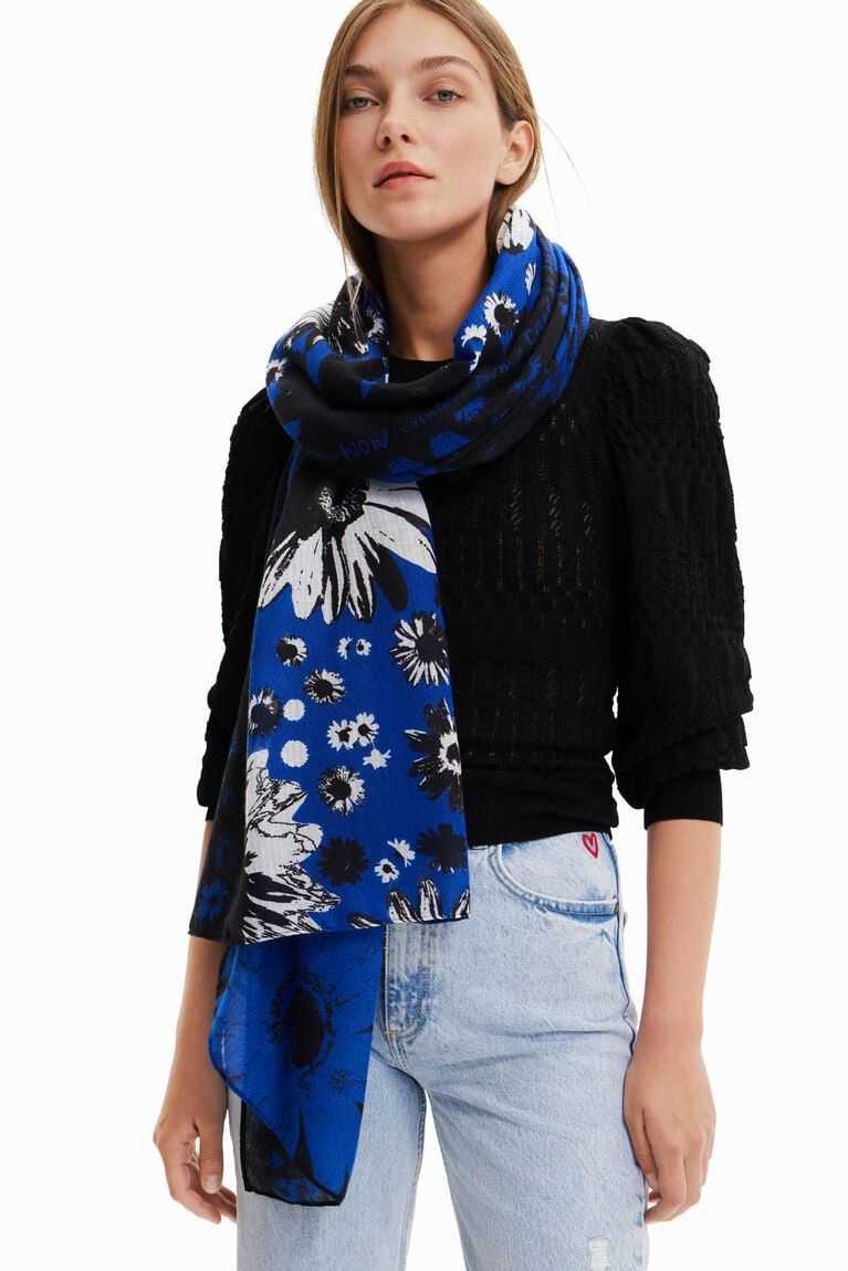 Bufandas Desigual Square daisies foulard Mujer | KTH305278