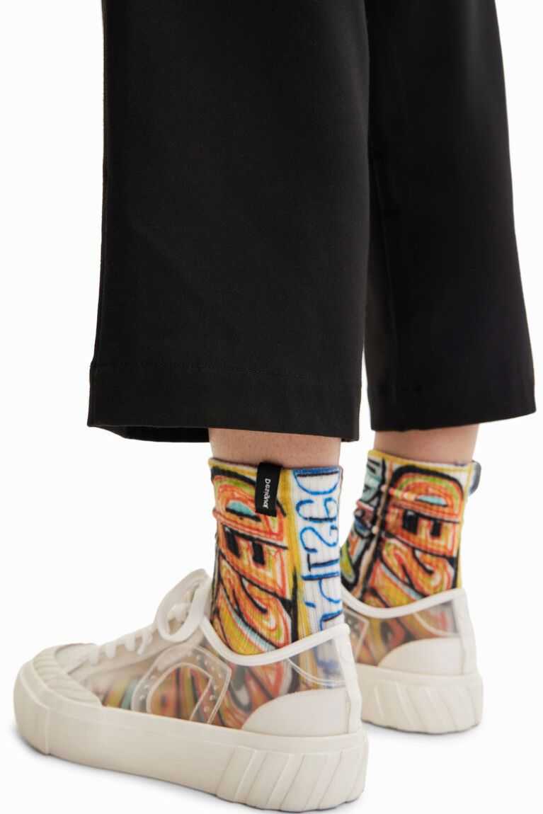 Calcetines Desigual Arty logo Mujer | HZU450719