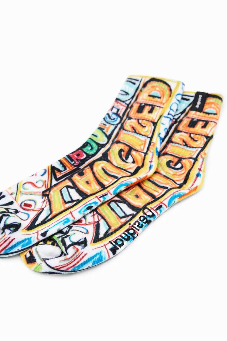 Calcetines Desigual Arty logo Mujer | HZU450719