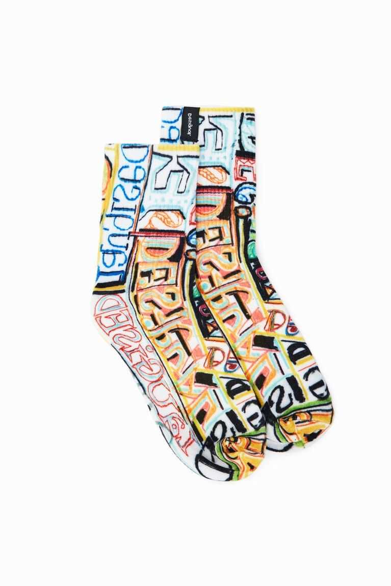 Calcetines Desigual Arty logo Mujer | HZU450719