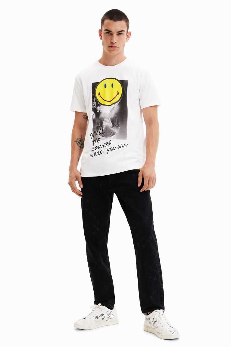 Camisa Polo Desigual Corta-sleeve Smiley Hombre | CTW549716