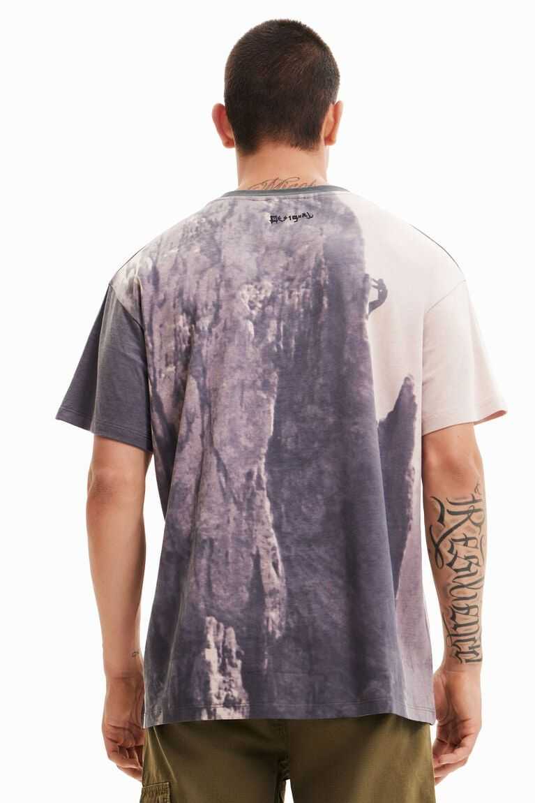 Camisa Polo Desigual Oversize mountain Hombre | AYG459031