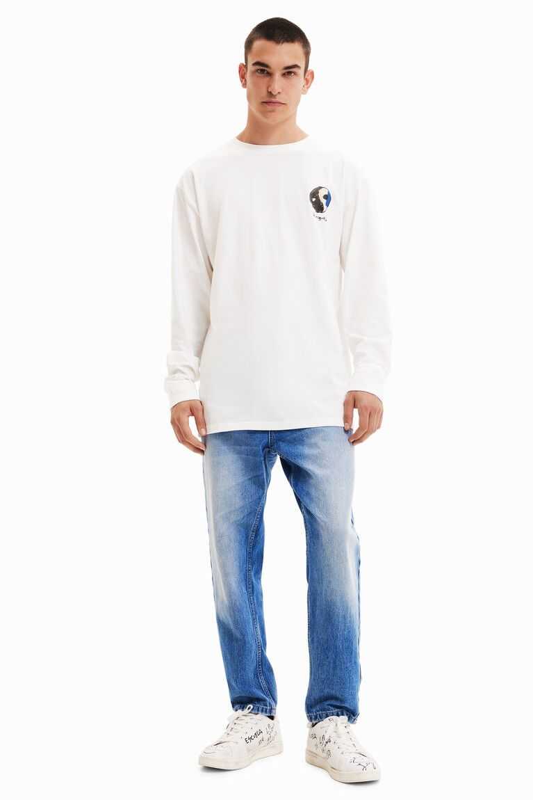 Camisa Polo Desigual Oversize yin-yang Hombre | GEI863129