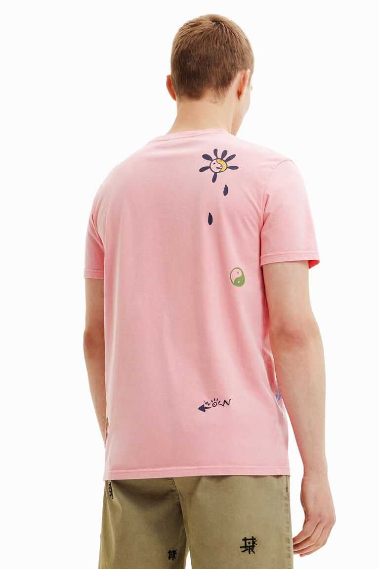 Camisa Polo Desigual Peace short-sleeve Hombre | QDU380542