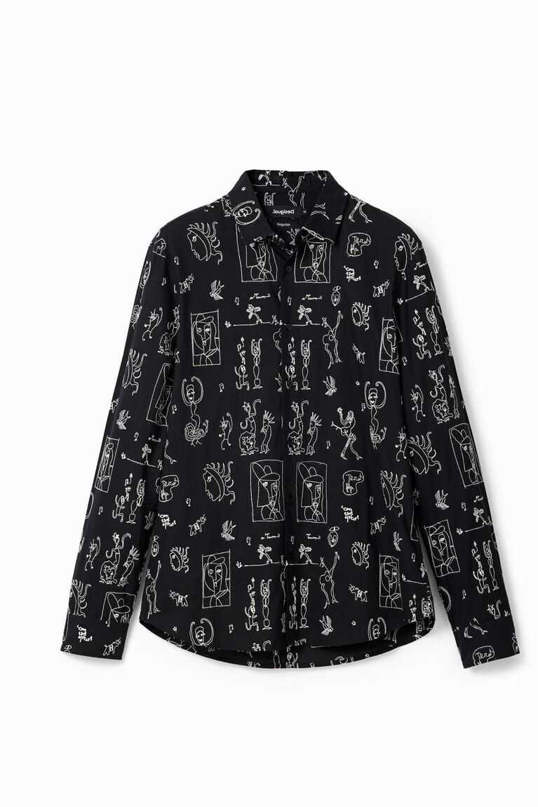 Camisas Desigual Arty illustrations Hombre | YJU064127