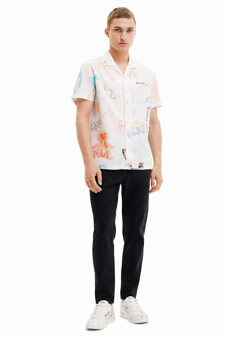 Camisas Desigual Arty resort Hombre | OXM583029