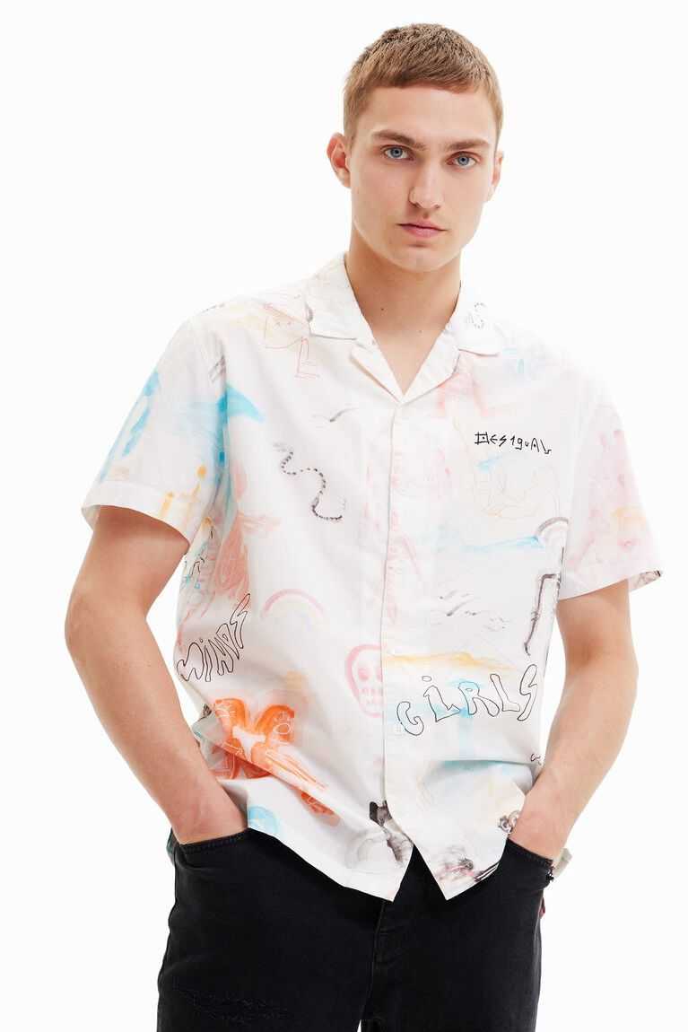 Camisas Desigual Arty resort Hombre | OXM583029