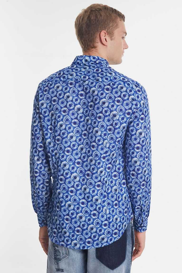 Camisas Desigual Casuales microfloral Hombre | EQA164758