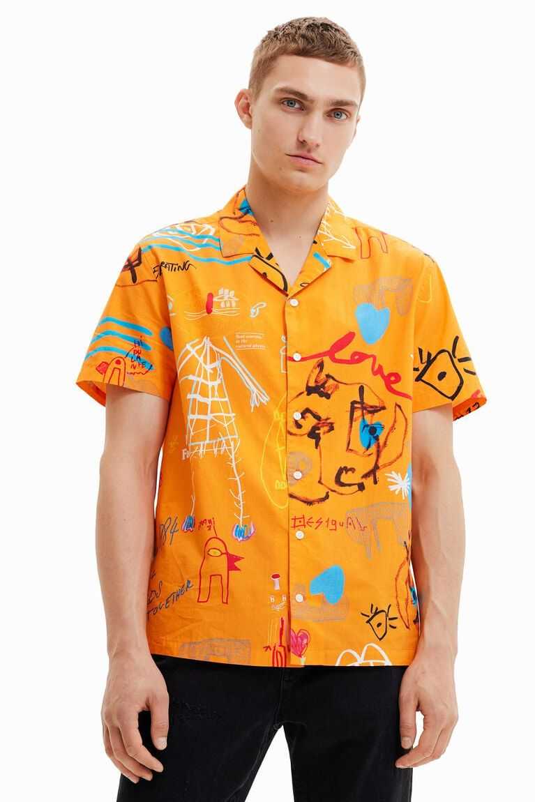 Camisas Desigual Collage resort Hombre | KAF283750