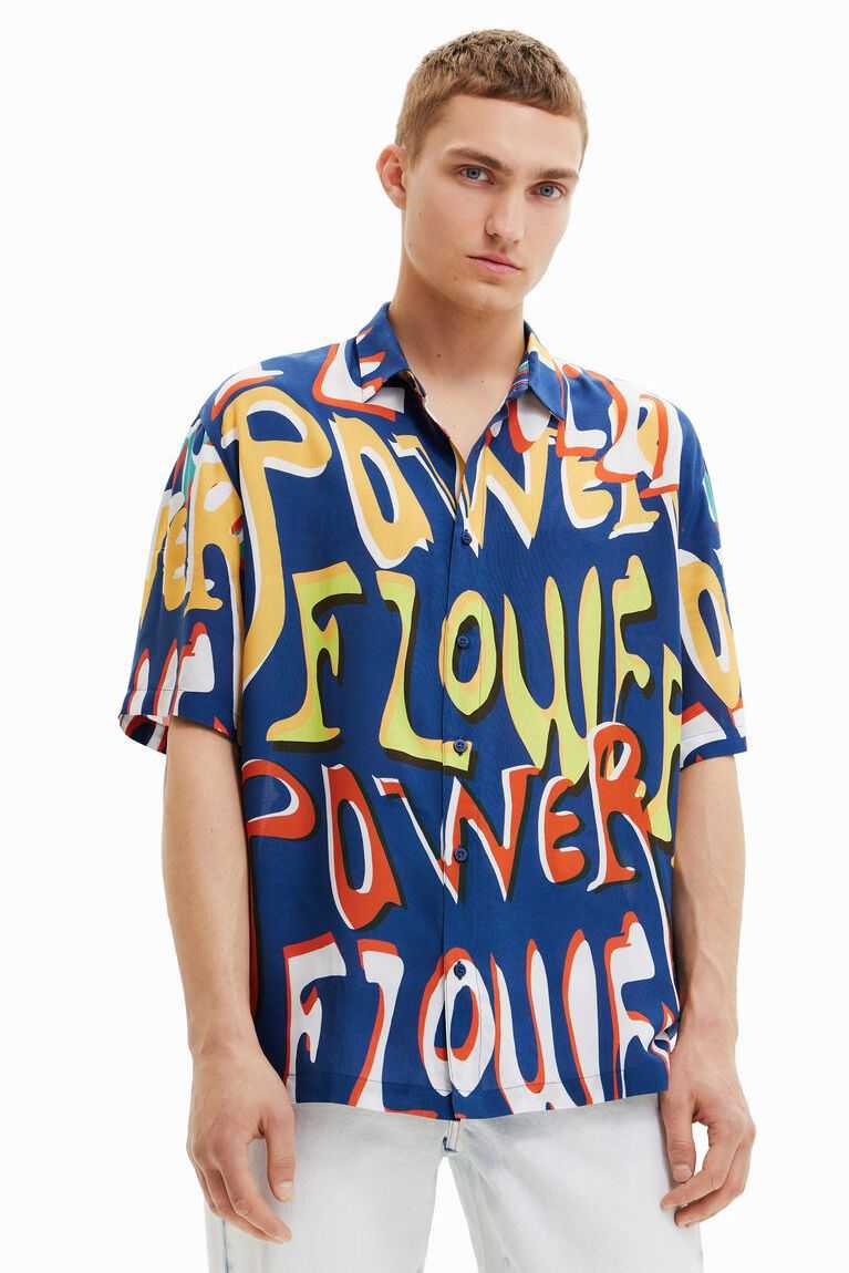 Camisas Desigual Flower power resort Hombre | EXY562379