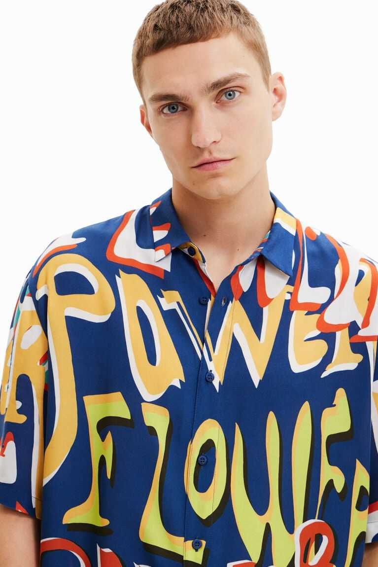 Camisas Desigual Flower power resort Hombre | EXY562379