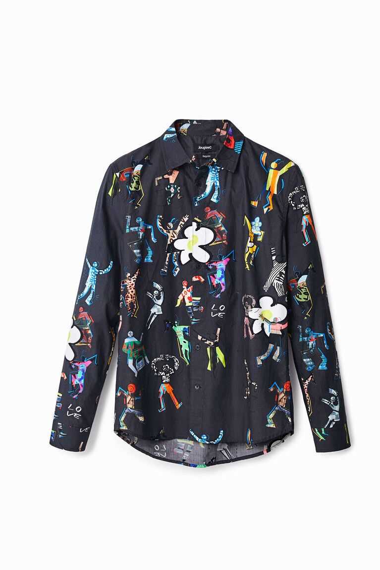 Camisas Desigual Long-sleeve dancing Hombre | ZOC692741