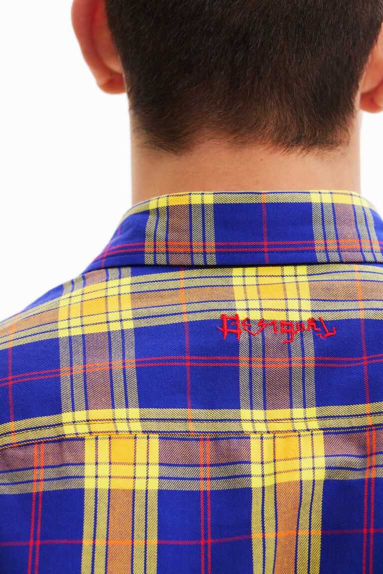 Camisas Desigual Long-sleeve plaid Hombre | EMP578249