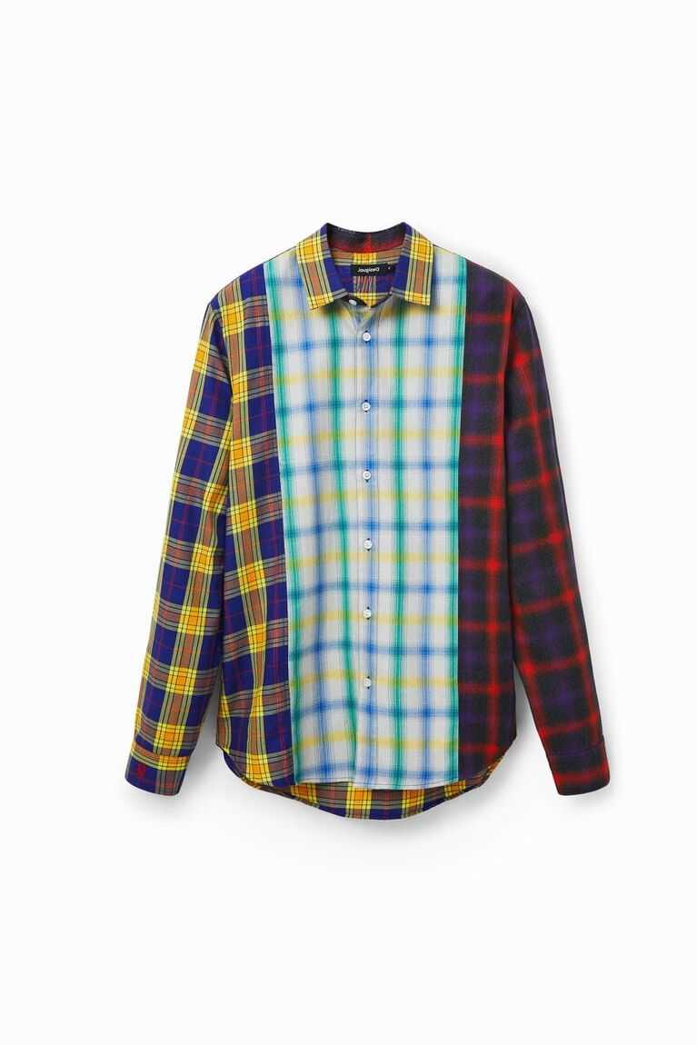 Camisas Desigual Long-sleeve plaid Hombre | EMP578249