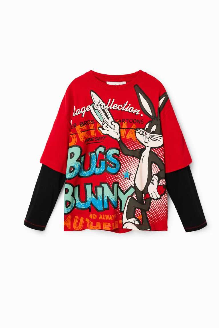 Camiseta Desigual Bugs Bunny double-sleeve Niño | JHT308145