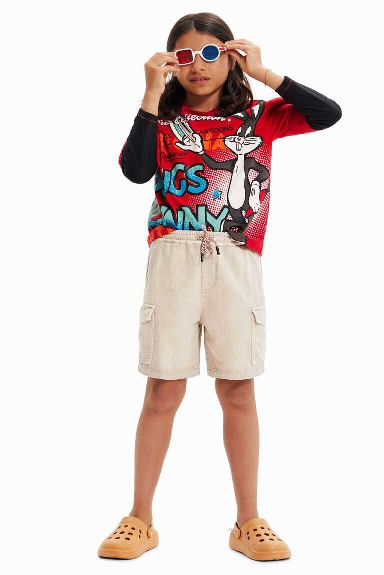 Camiseta Desigual Bugs Bunny double-sleeve Niño | JHT308145