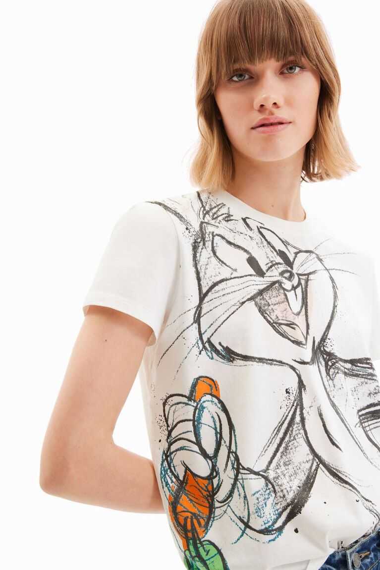 Camiseta Desigual Corta-sleeve Bugs Bunny Mujer | ATN307569