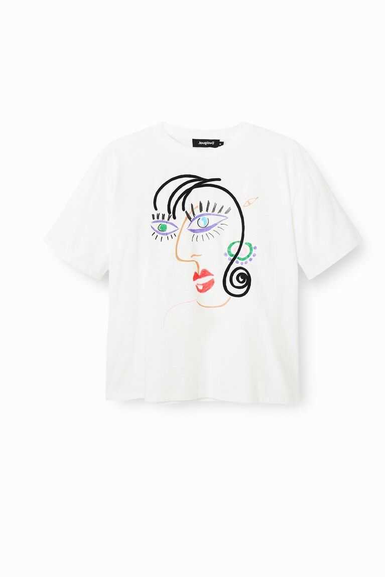 Camiseta Desigual Corta-sleeve face Mujer | OCI158749