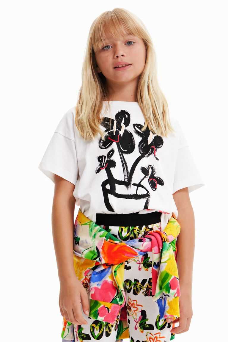 Camiseta Desigual Corta-sleeve plant Niña | ZMS240156