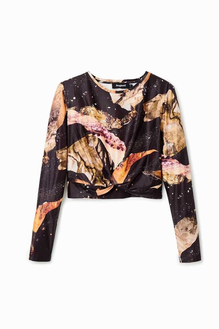 Camiseta Desigual Cropped mineral Mujer | GNV452867