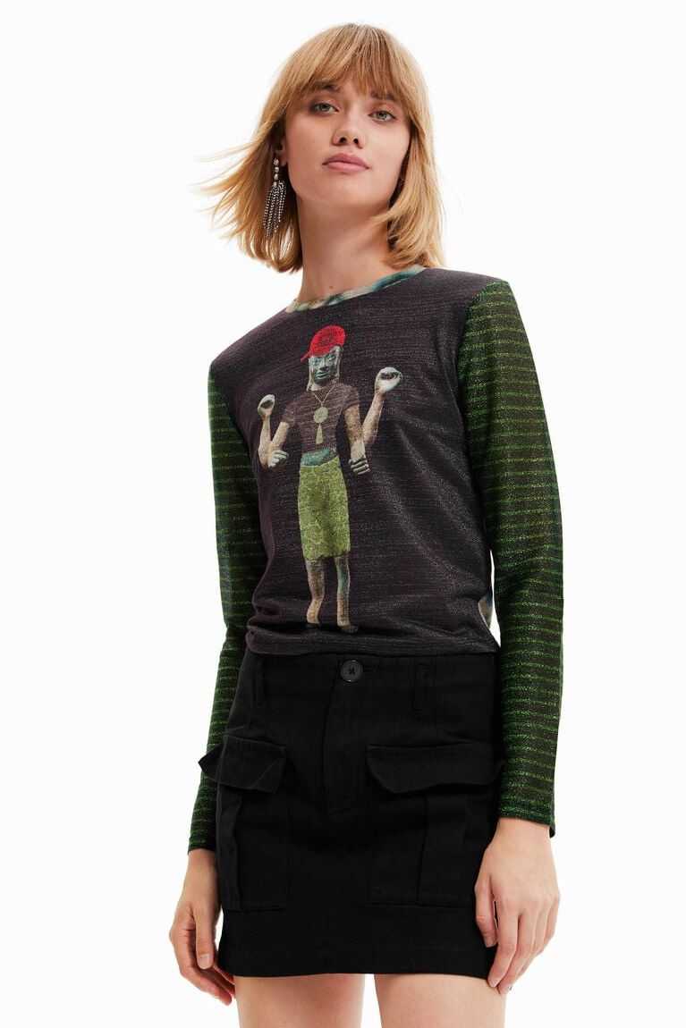 Camiseta Desigual Digital arty Mujer | XEO487361