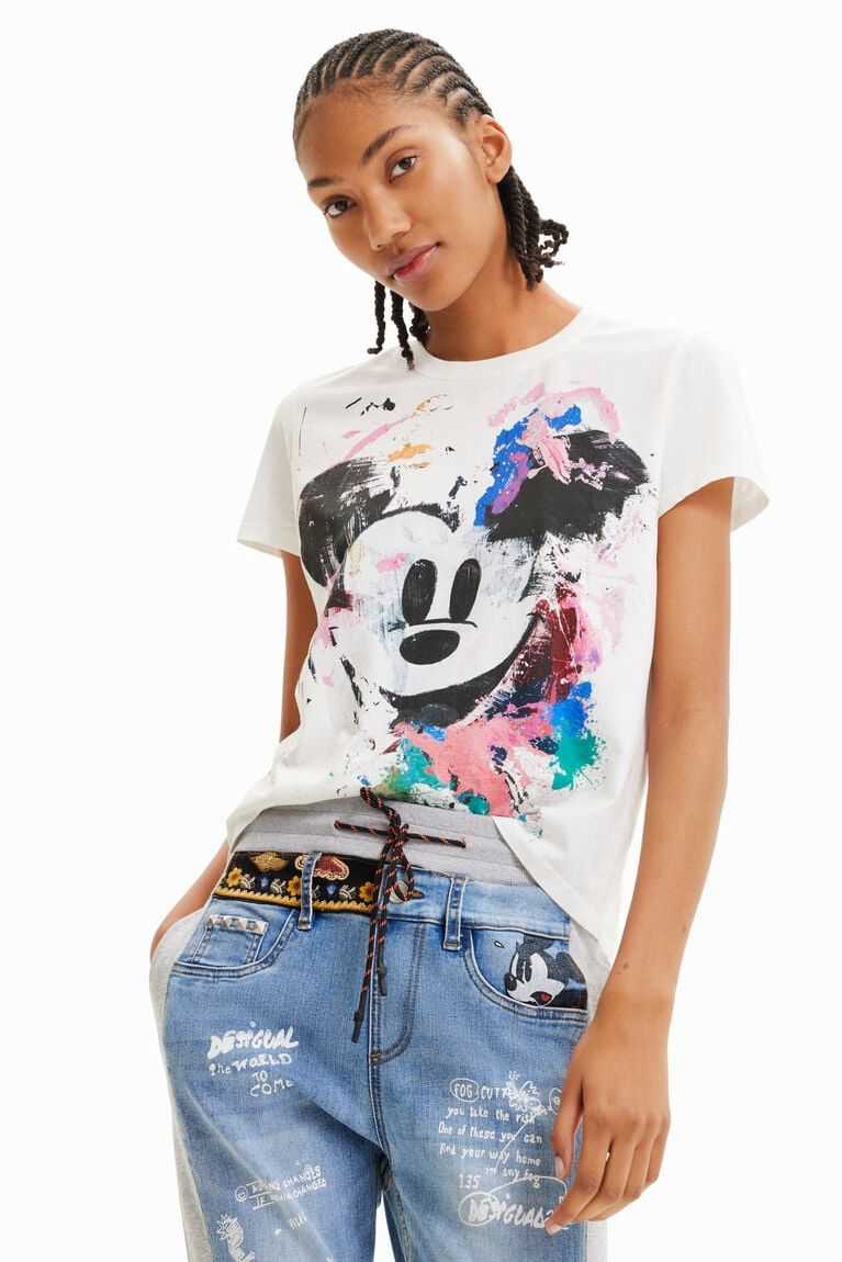 Camiseta Desigual Disney's Mickey Mouse arty Mujer | VEW145628