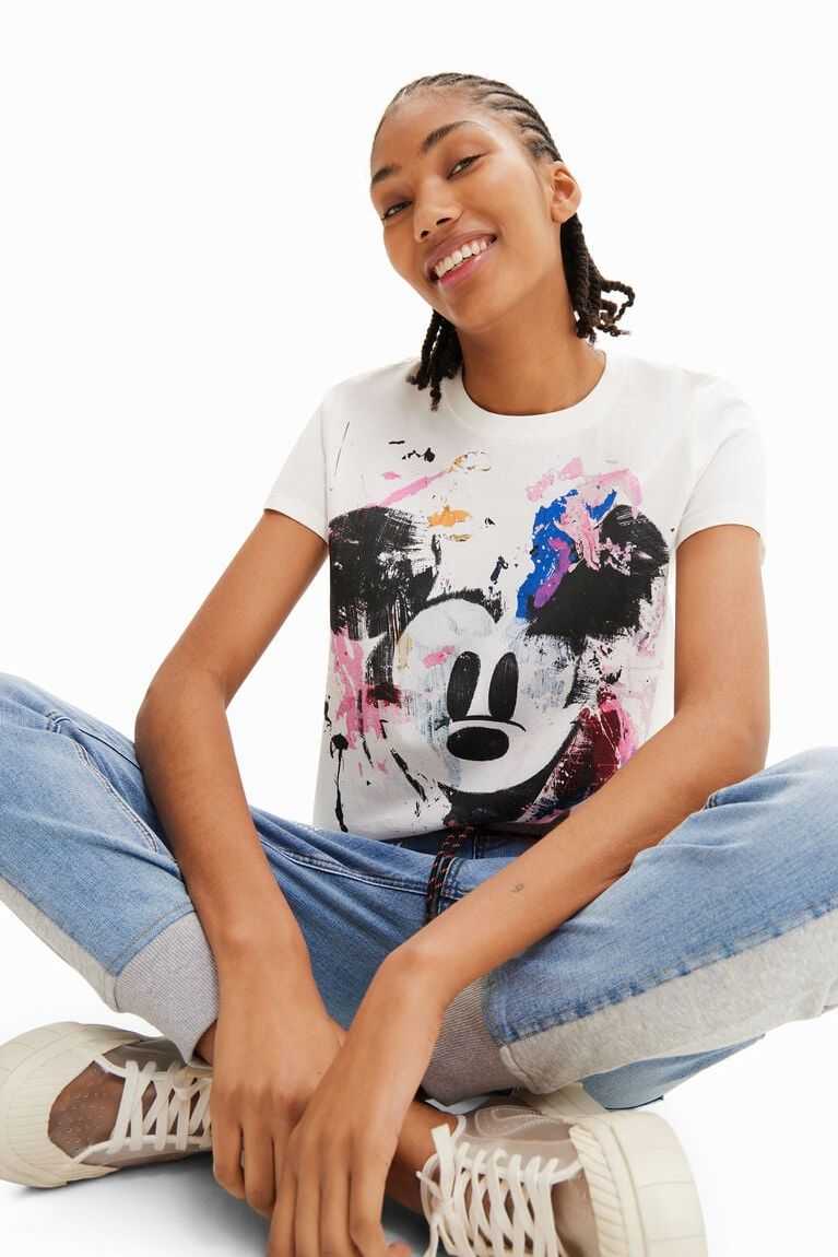 Camiseta Desigual Disney\'s Mickey Mouse arty Mujer | VEW145628