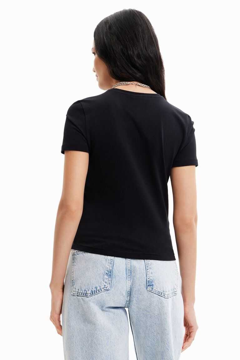 Camiseta Desigual Embossed illustration Mujer | OBN863049