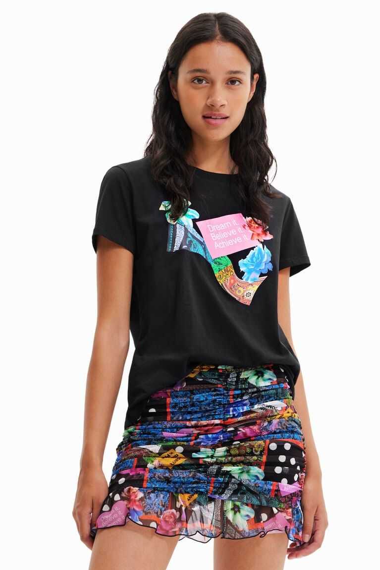 Camiseta Desigual Fantasy print Mujer | HPQ695438