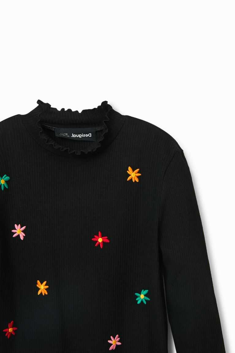 Camiseta Desigual Flower embroidery Niña | YWG976134