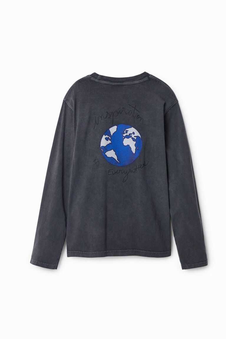 Camiseta Desigual Long-sleeve planet Niño | DSB945310