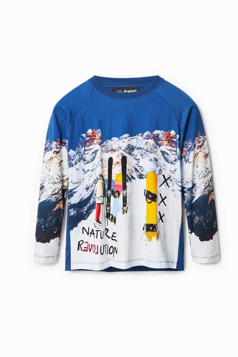 Camiseta Desigual Long-sleeve snowboard Niño | IWP648713