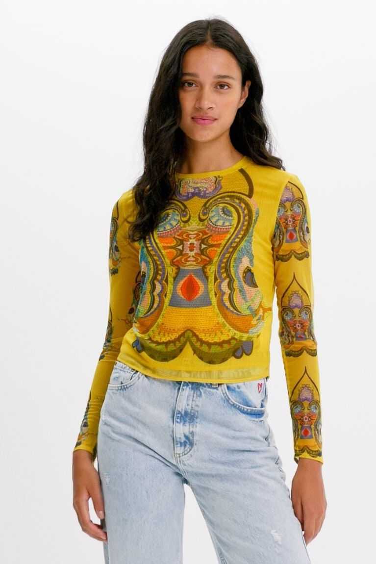 Camiseta Desigual M. Christian Lacroix tulle tapestry Mujer | JAE897431