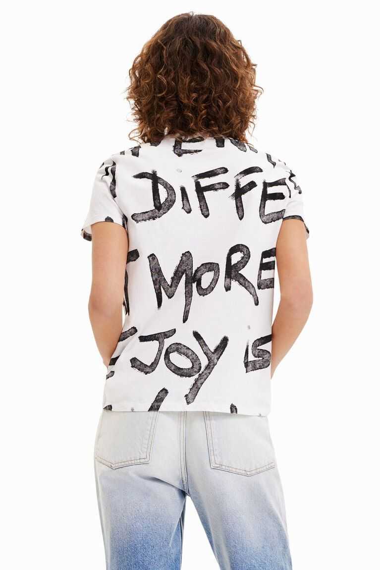 Camiseta Desigual Manifesto text Mujer | OZE147638