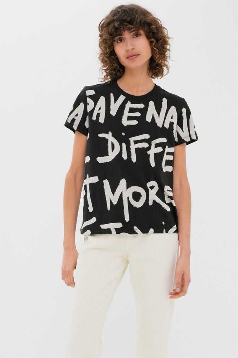 Camiseta Desigual Manifesto text Mujer | ROS287106