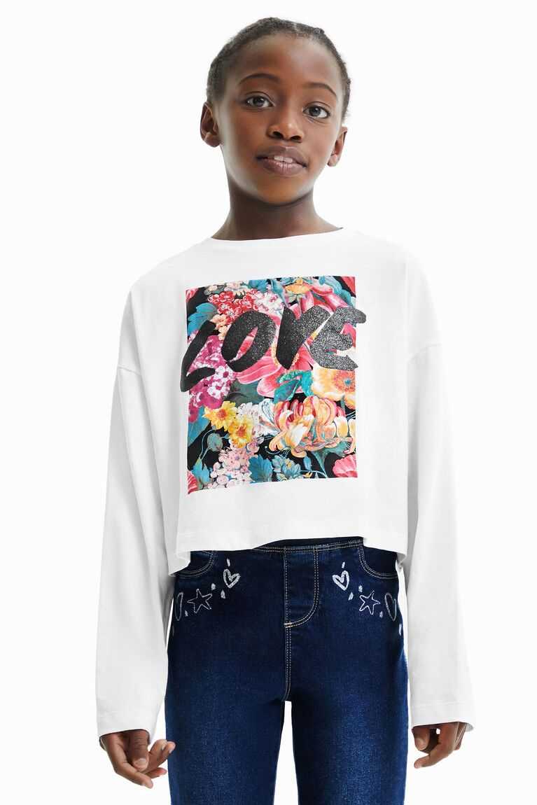 Camiseta Desigual Oversize short floral Niña | IVN743685