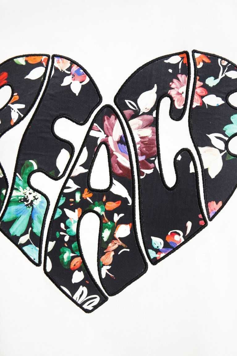 Camiseta Desigual Peace heart Mujer | AYZ542068