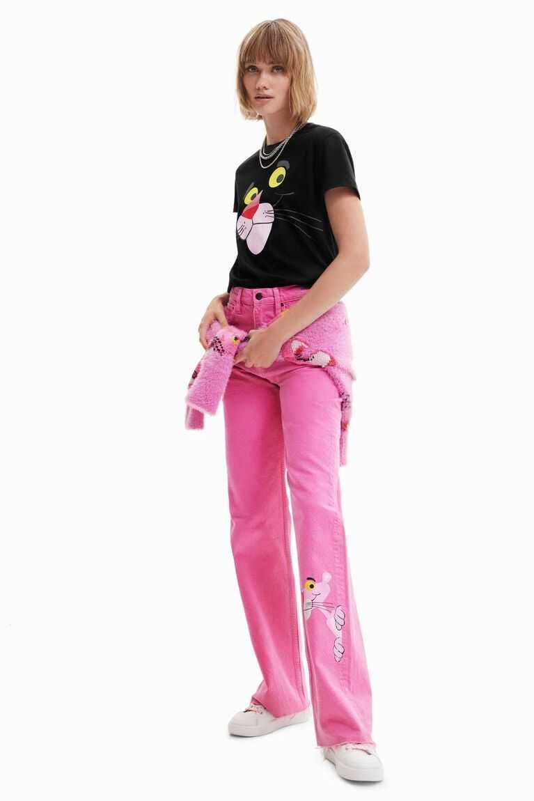 Camiseta Desigual Pink Panther Mujer | POM591804