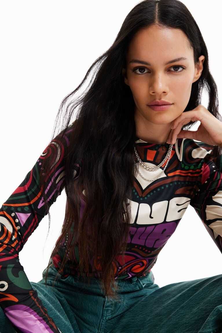 Camiseta Desigual Save Nature Mujer | YUL641253