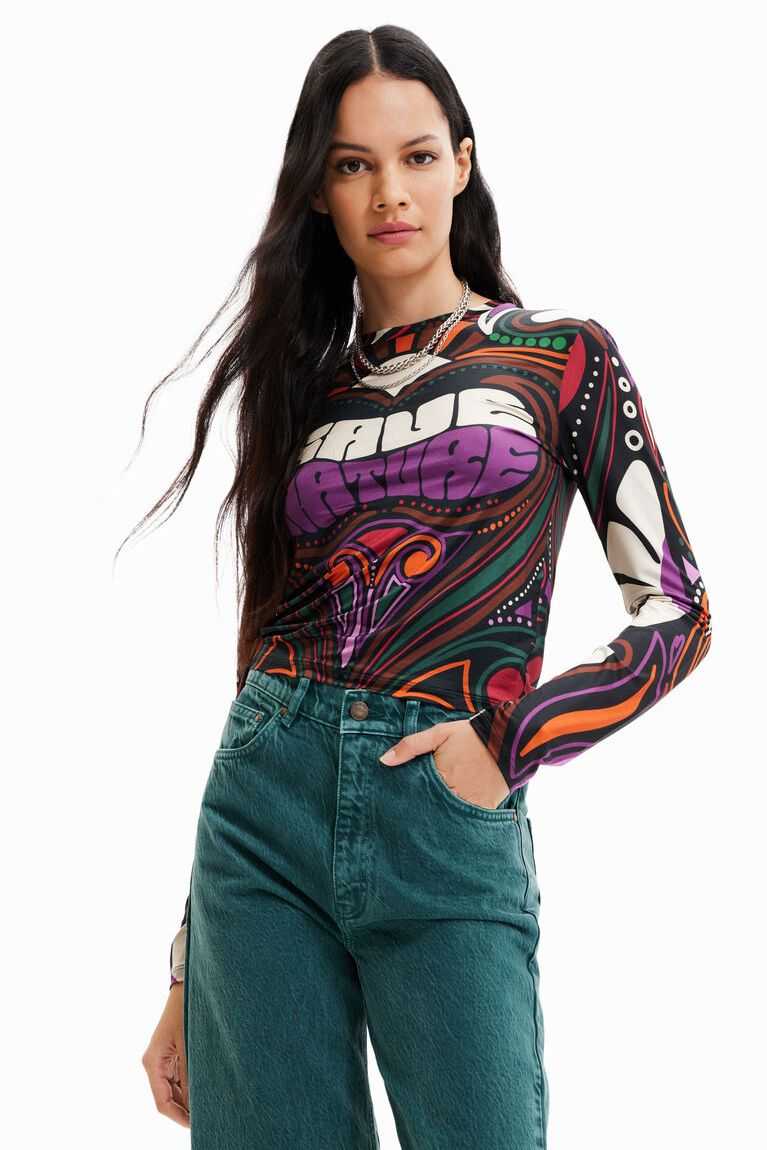 Camiseta Desigual Save Nature Mujer | YUL641253