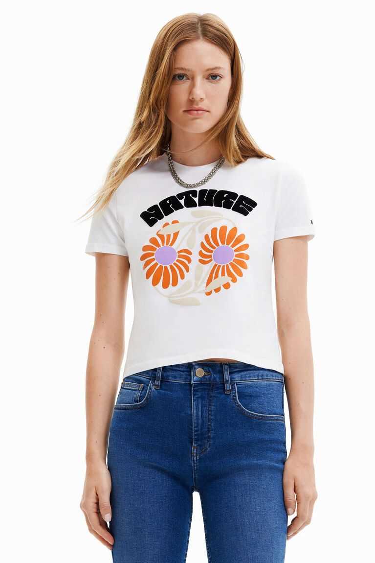 Camiseta Desigual Save Nature floral Mujer | UPA524876