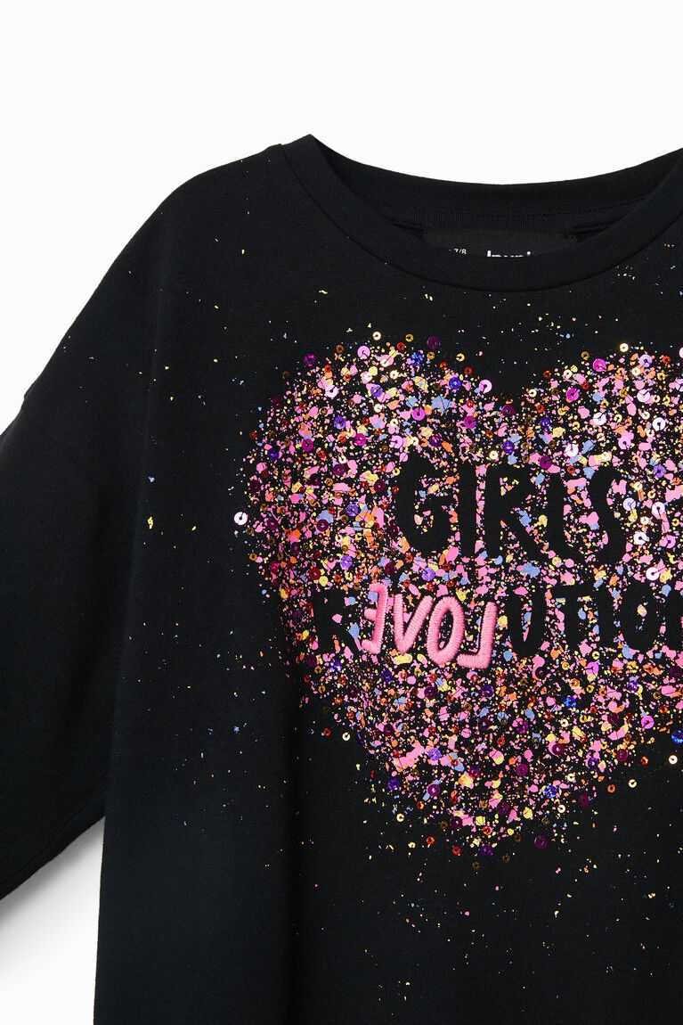 Camiseta Desigual Sequin splatter Niña | LRW189250