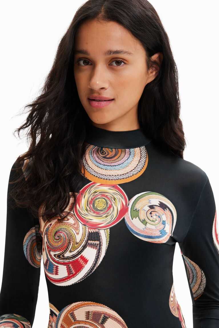 Camiseta Desigual Slim circles body Mujer | LWZ123790